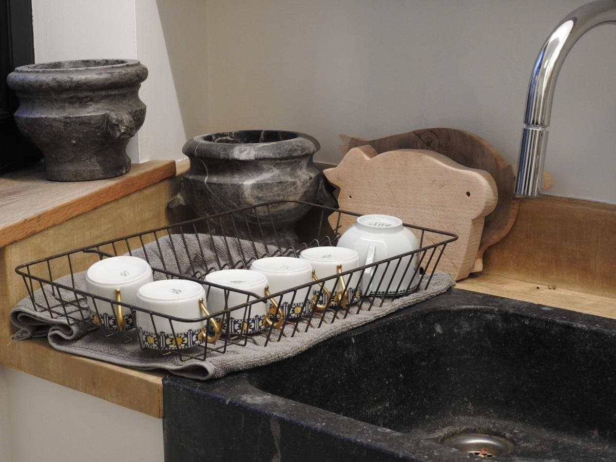 Service à thé en usage